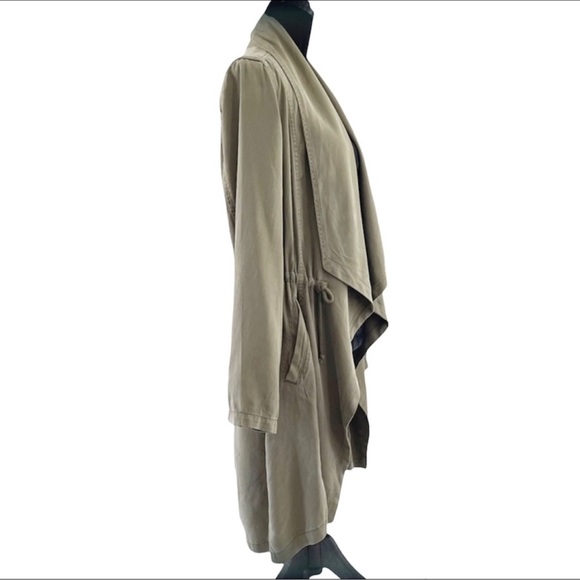 MAX Jeans Waterfall Drawstring Waist Duster Jacket - Lg NWT - Picture 3 of 10